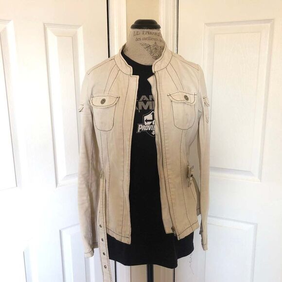 Only Jackets & Blazers - ONLY White Denim Jacket / Coat
